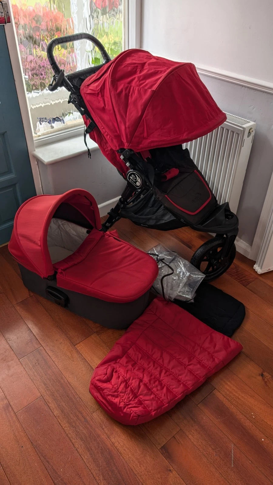 Baby Jogger Elite Travel System RRP £800 Pram Carrycot & Rain Cover Footmuff