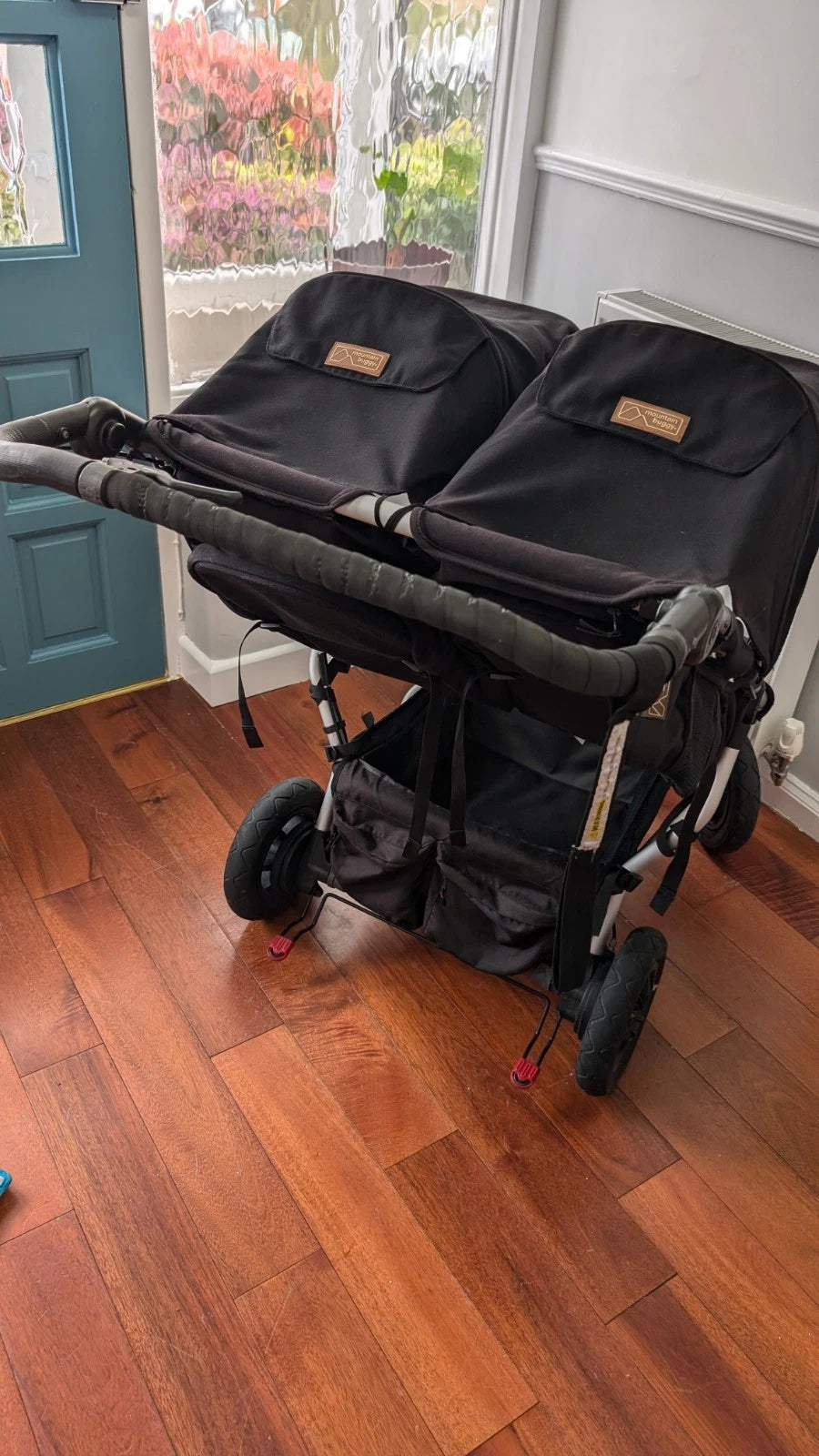 Mountain Buggy Duet Double Pushchair - All Terrrain Twin Easy Folding Black