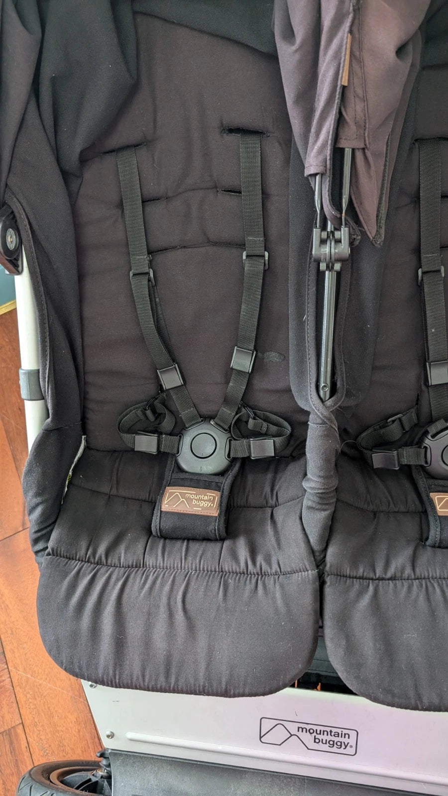 Mountain Buggy Duet Double Pushchair - All Terrrain Twin Easy Folding Black